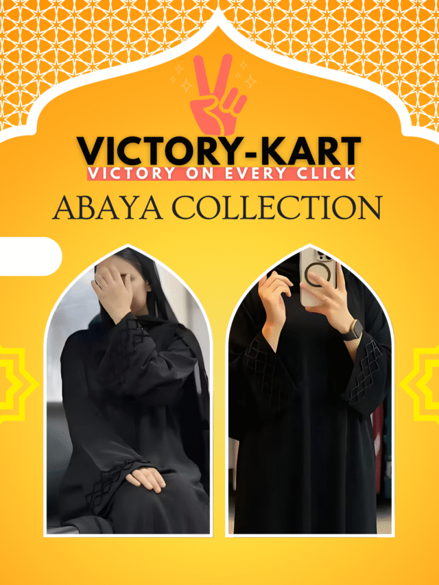 Yellow and Black Minimalist Promotion Abaya Collection Instagram Story