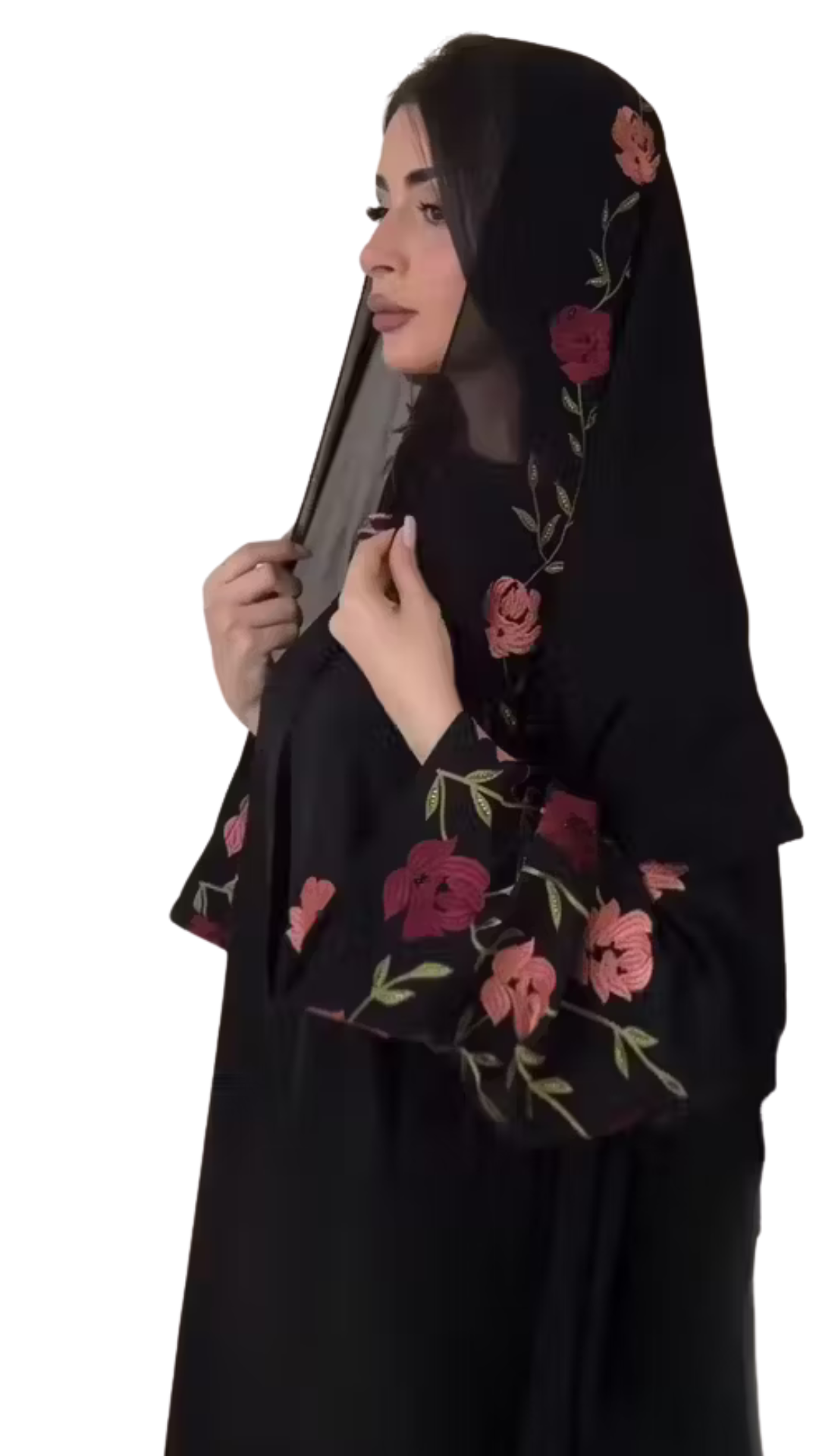 Party Wear Embroidered Burqa